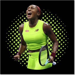 Coco Gauff American Tennis player Posters and Art